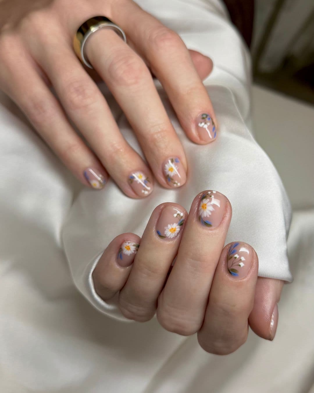 Custom nail art and extensions